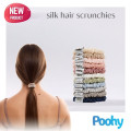 Silk hair tie, size XS (1 cm), 100% mulberry silk, 22 momme, Grade 6A, seamless, in various colors. 1