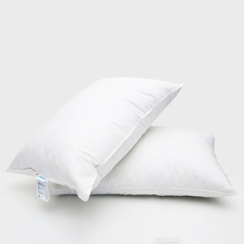 Grandma's pillow, New White duck feathers, 50х70 cm, Firm, White Grandma's pillow, New White duck feathers, 50х70 cm, Firm, White