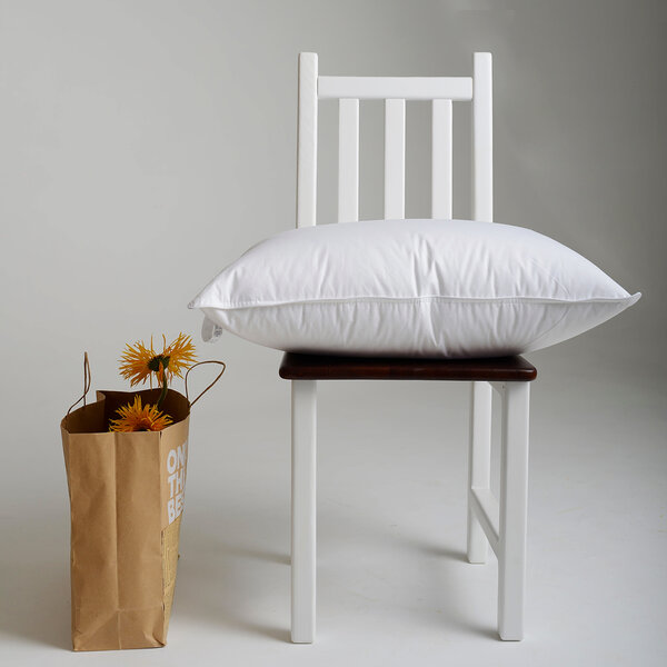 Premium sleeping pillow, 50x70 cm, New White European down, 90% FP 700 cuin down, Medium, White